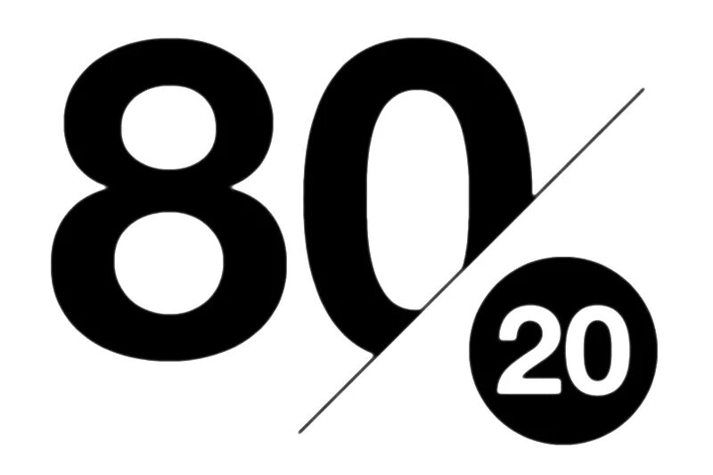2 20 рисунок 2 20. Принцип Парето. 80/20. Принцип Парето рисунок. Парето иконка.