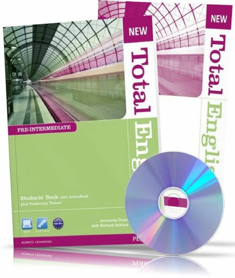 New total English pre - Intermediate Coursebook. New total English pre-Intermediate Workbook. New total English pre-Intermediate тетрадь. New total English, Longman. Students book cd