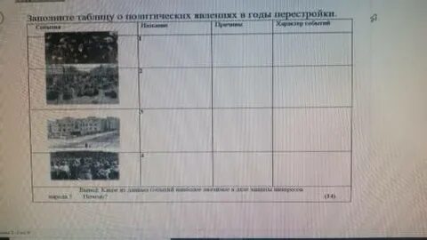 Заполните таблицу о действиях в указанных ситуациях