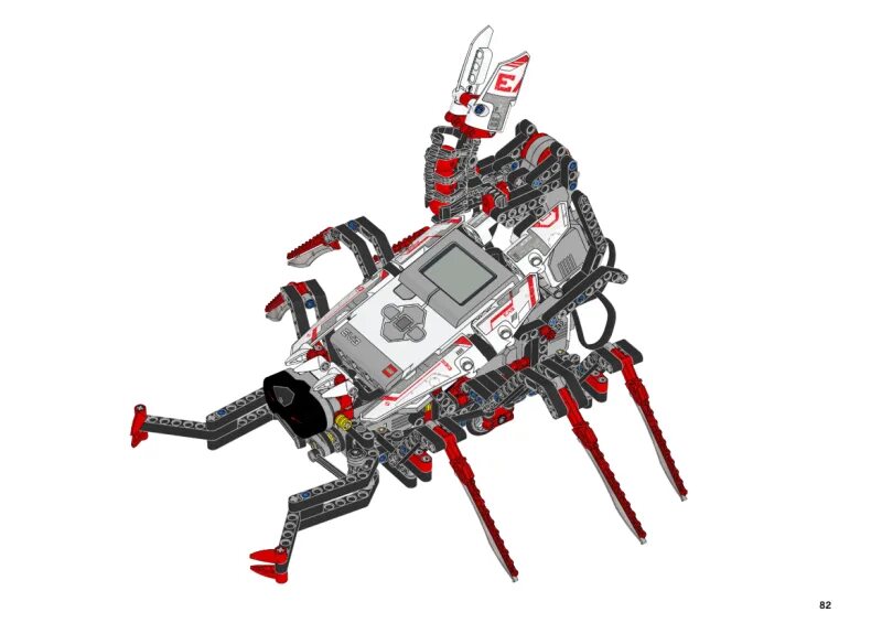 Шагающий робот ev3 паук. Mindstorms ev3 инструкции по сборке