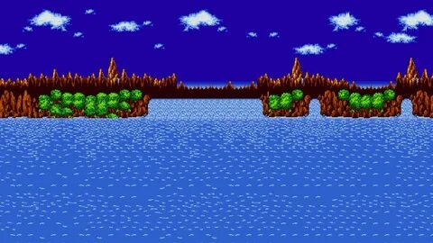 Sonic green hill background