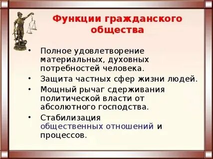 Охарактеризуйте роль гражданского общества