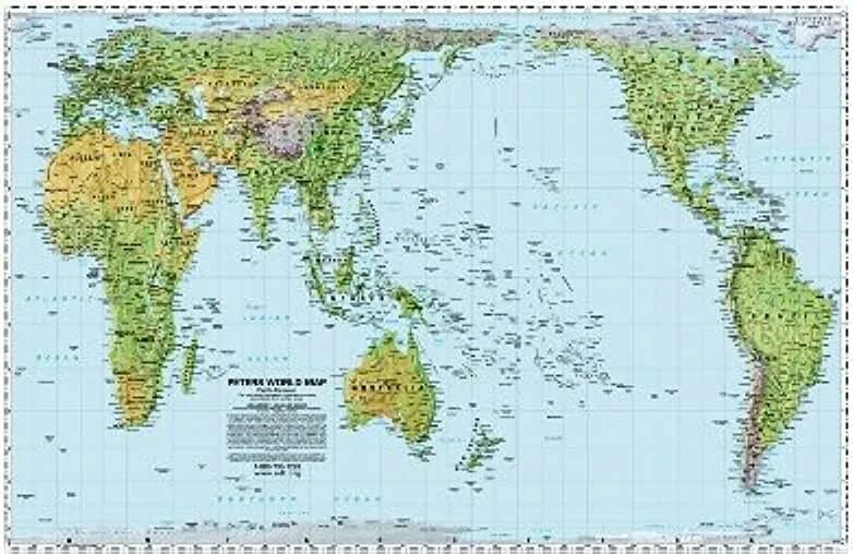 Как выглядит карта мира без искажений Tamaño real de los países