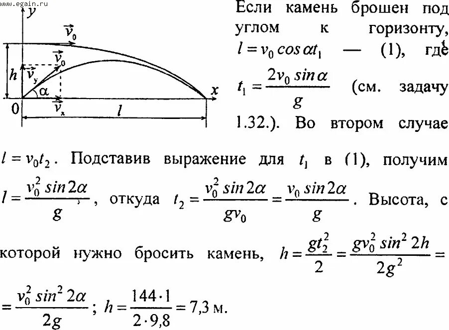 Камень брошенный под углом к горизонту. Скорость тела брошенного под углом к горизонту. Тело брошенное с высоты под углом. Тело брошенное под углом 0 к горизонту. Рассчитать время полета