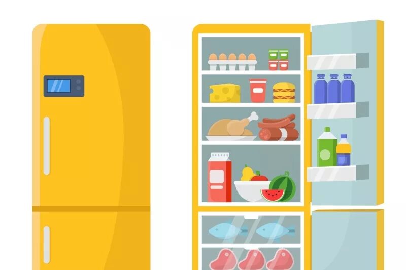 It is in the fridge