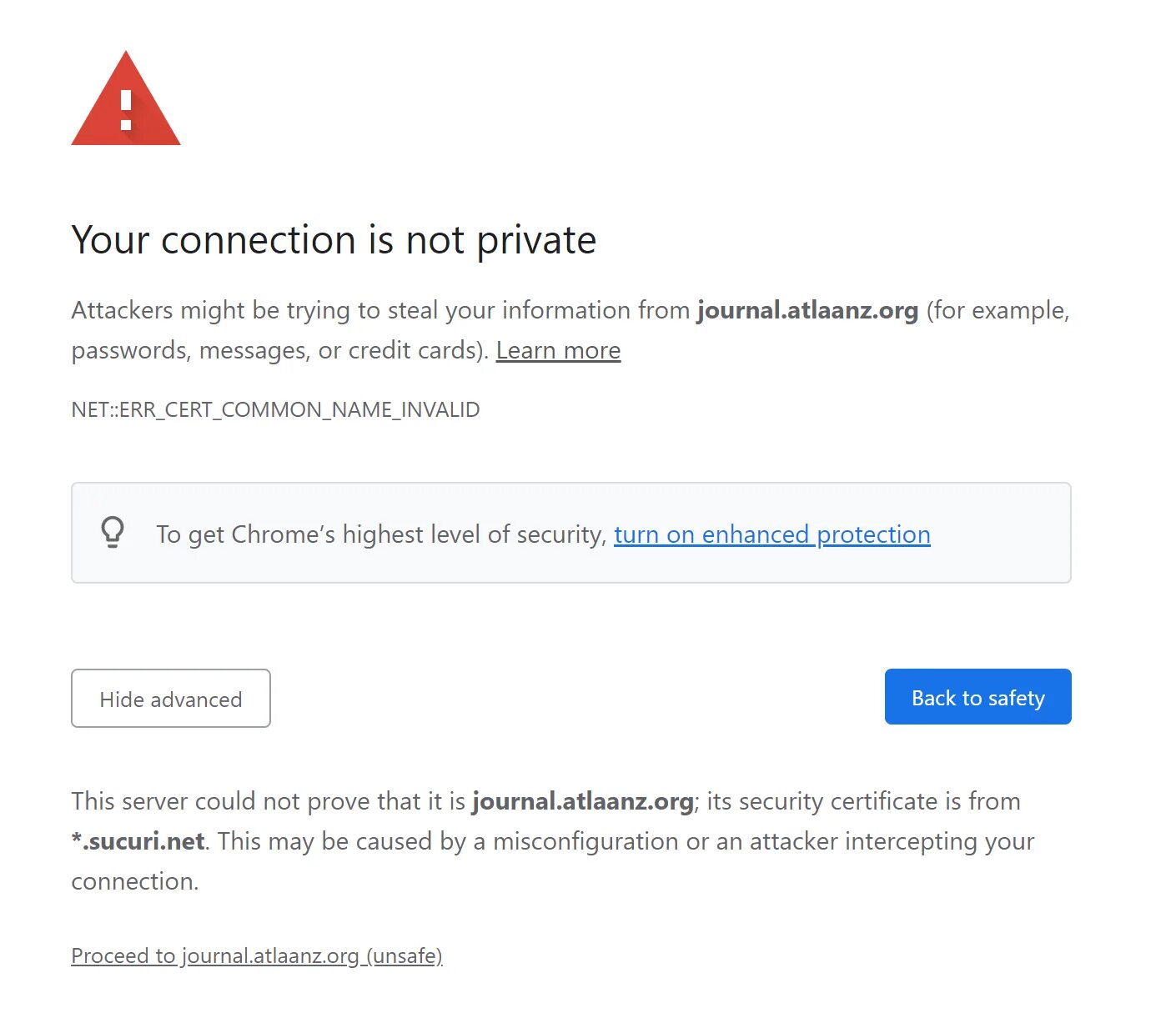 Ошибка net err cert invalid