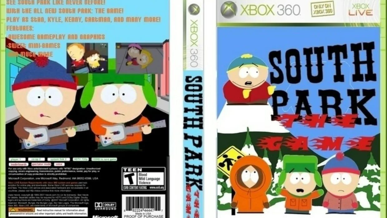 South park lets go tower defense play. Южный парк Xbox 360. South Park палка истины Xbox 360. Южный парк иксбокс 360. South Park: the Stick of Truth Xbox 360 обложка.