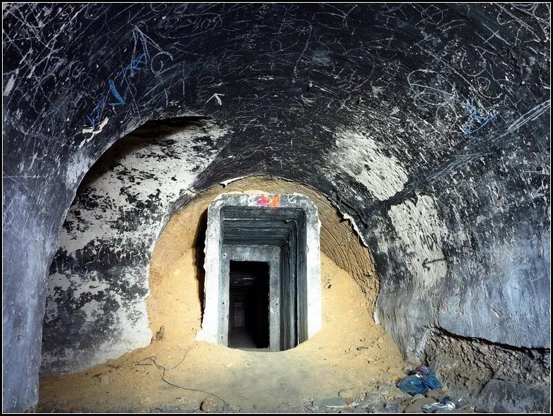 Военный туннель радиация
