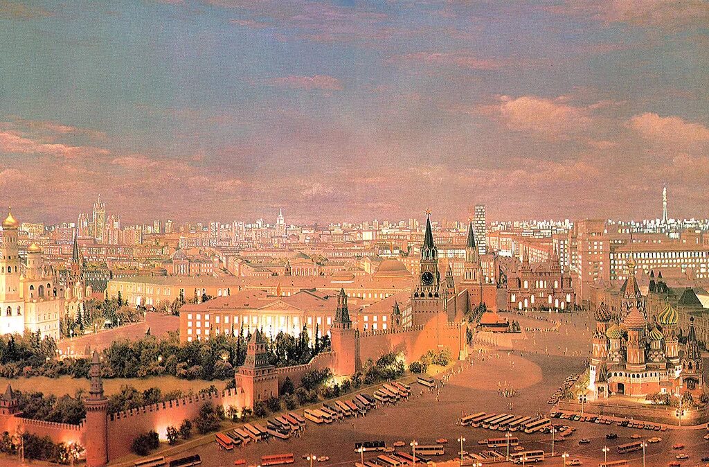 Москва стала столицей ссср в году. Москва 1870. Москва столица СССР. Дешалыт панорама Москвы. Дешалыт макеты.