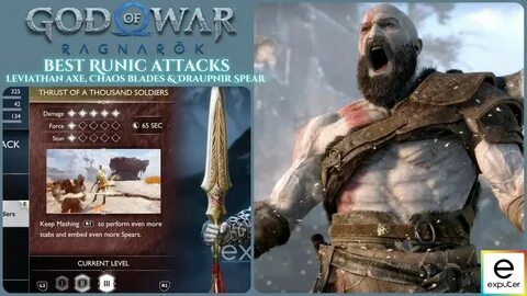 God Of War Ragnarok Best Runic Attacks: Axe, Blades & Spear