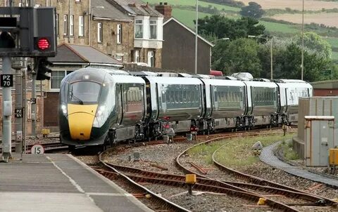 Trains were being