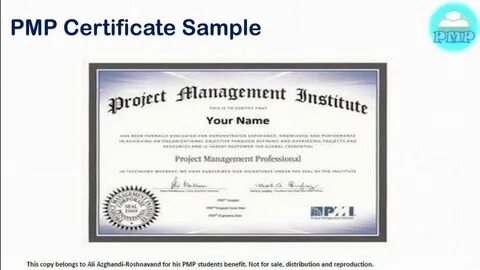 Certificate example