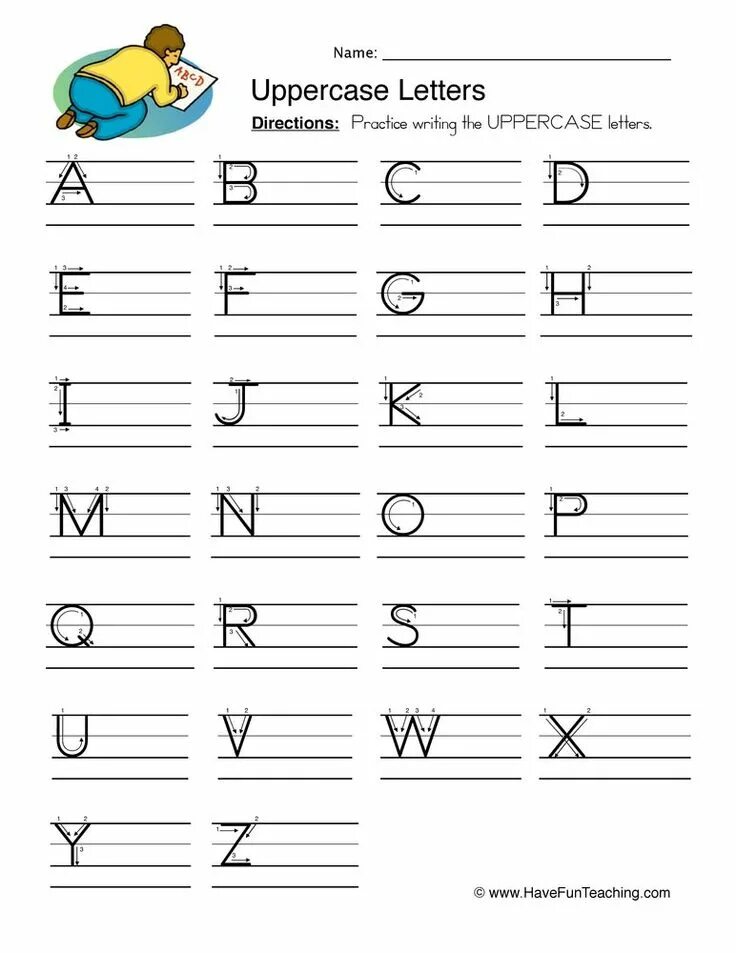 Write small letters