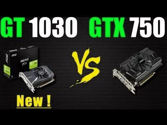 Gt 1030 vs gtx 1030