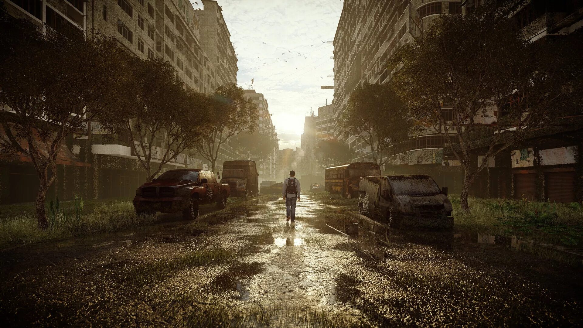 Town of us 3 3 2. The last of us город. The last of us Wallpaper пейзажи. Концепты улиц фото. Last of us inspired Post Apocalyptic City.