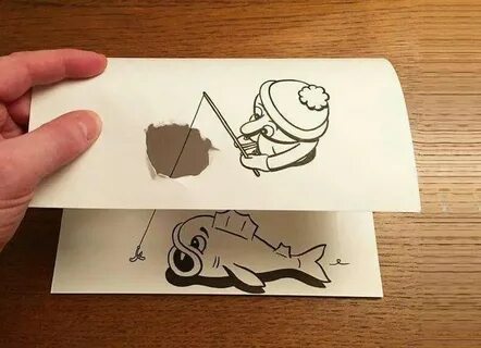 Что нарисовать на маленькой бумаге