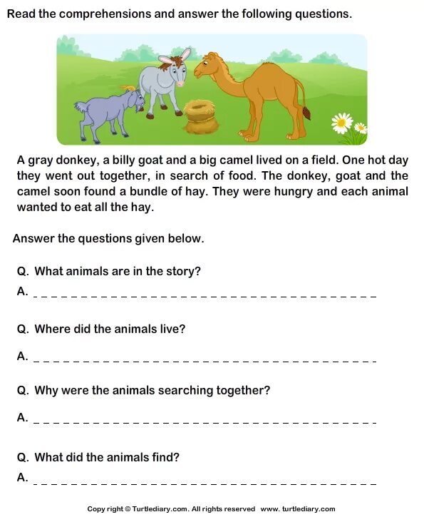 Animals reading Comprehension for Kids. Worksheet 4 Grade английский. Reading animals урок. Reading Worksheets for Kids. Where where they read and complete