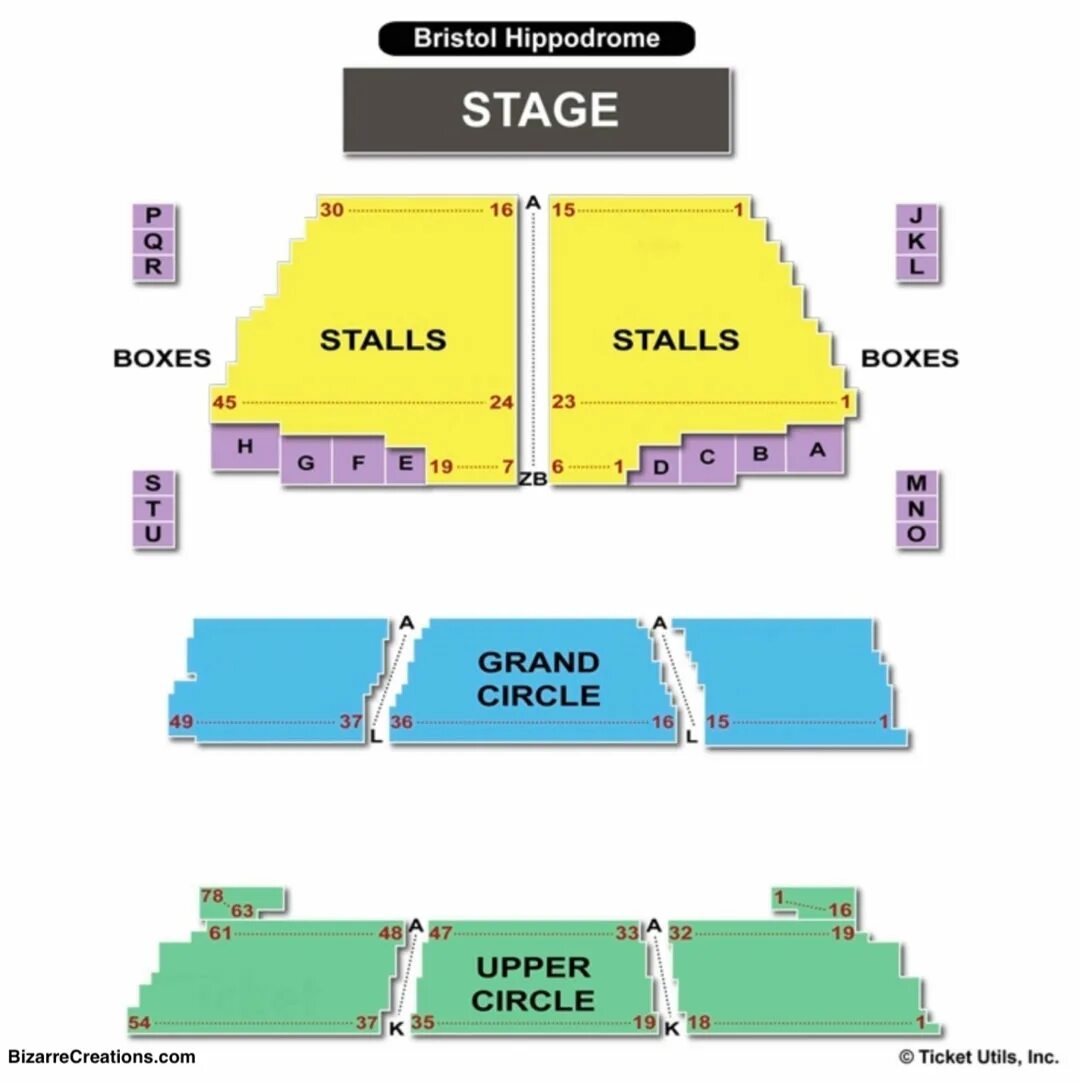 Stalls stage balcony. Stalls stage balcony