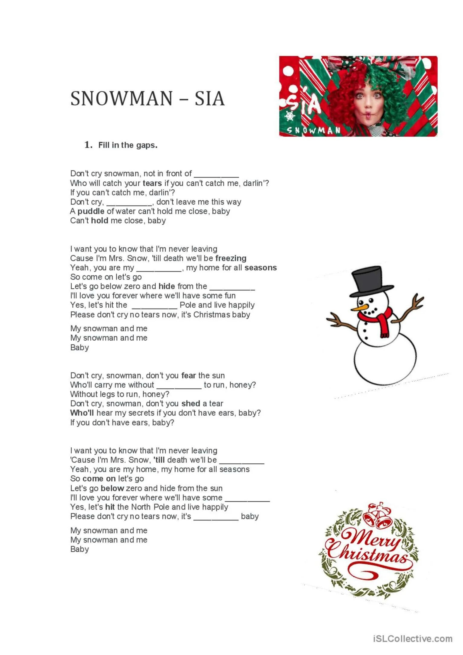 My snow and me. Snowman текст. snowman sia текст. sia snowman слова. snowman текст snowman sia.