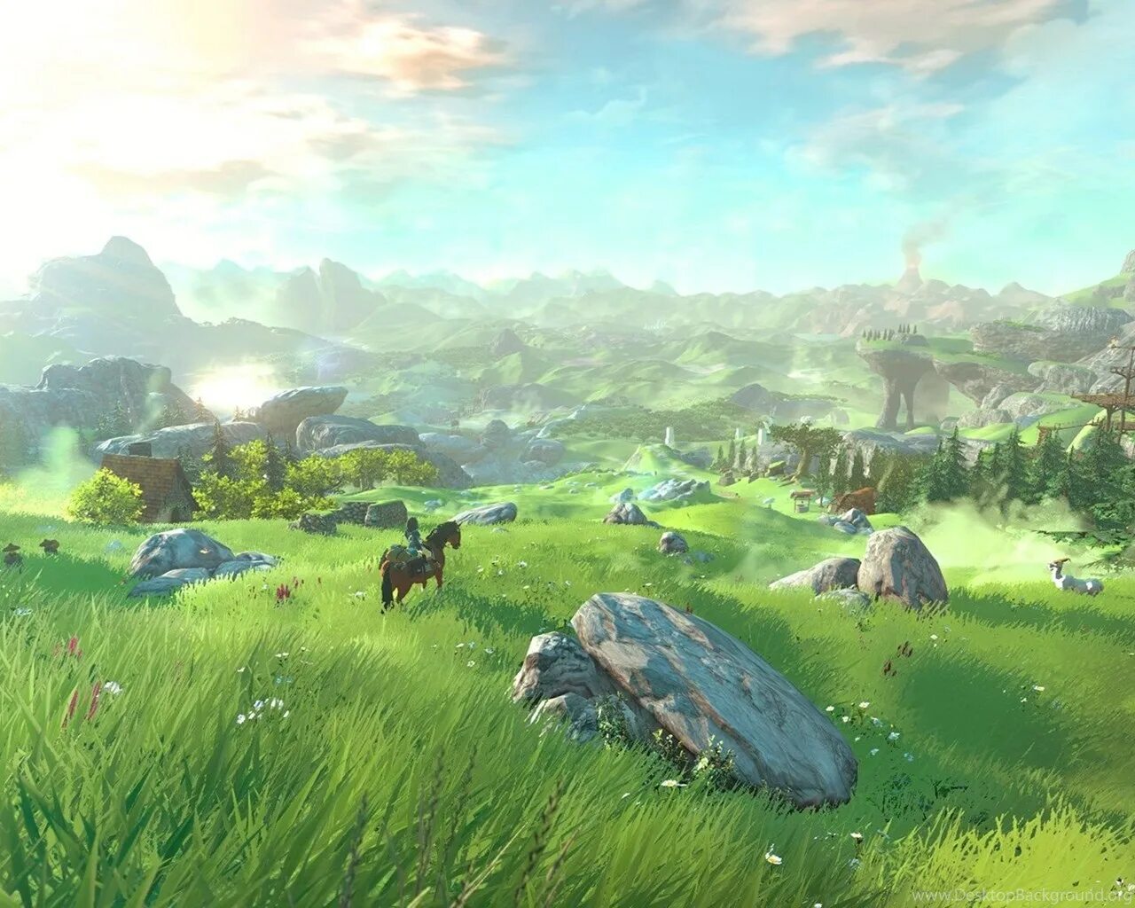The legend of zelda стим. Зельда игра 2017. Zelda пейзаж. The Legend of Zelda (игра). Арт природа Зельда.