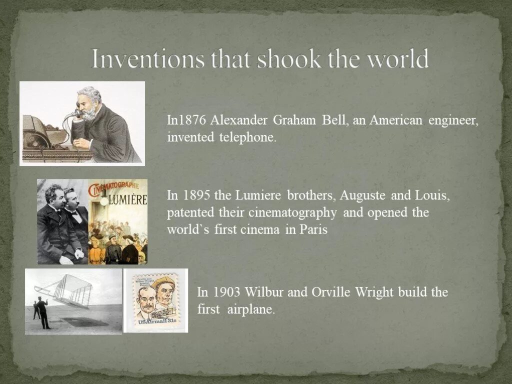 Inventors and their inventions. Inventions that shook the world. inventions that changed the world. greatest inventions. great inventions and inventors.