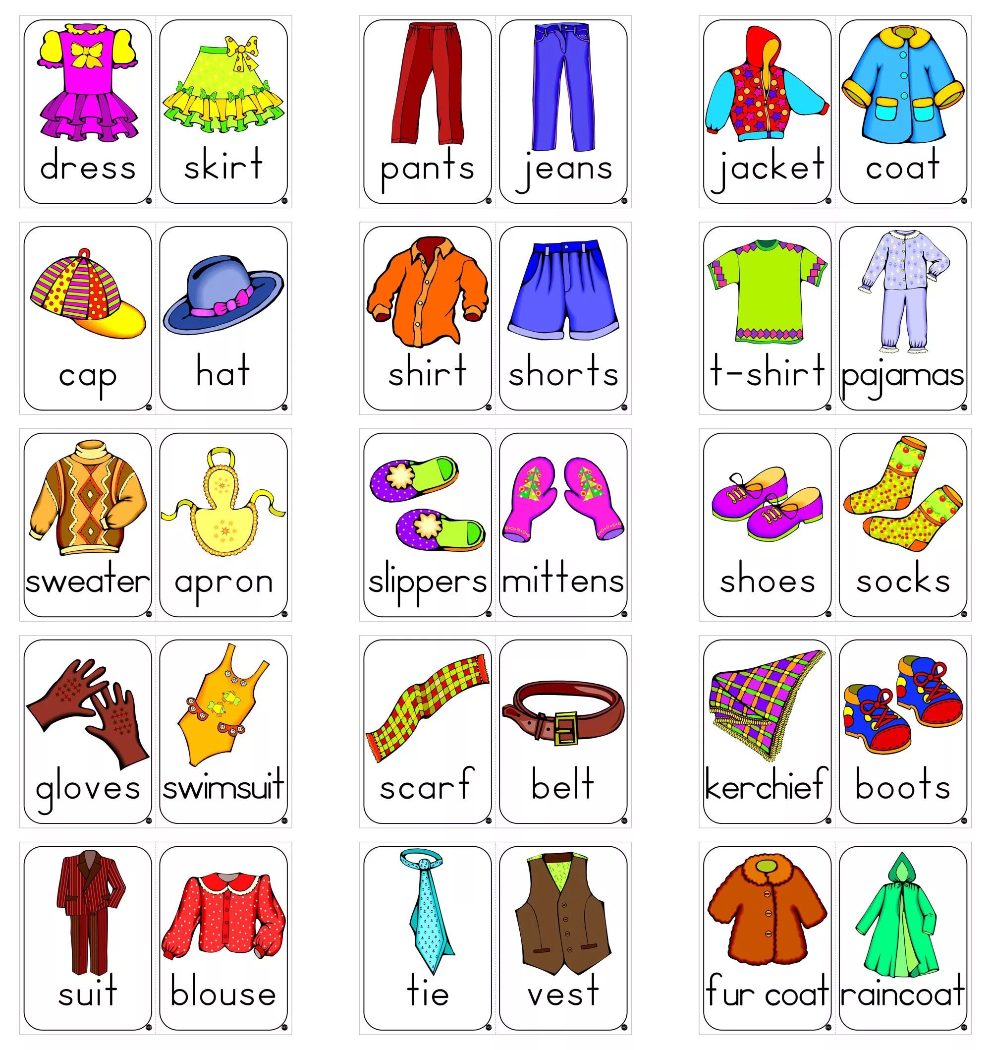 Clothes Vocabulary на английском для детей. Одежда английский язык для детей. Одежда на английском для детей. Карточки одежда на английском. Одежда на английском языке для детей