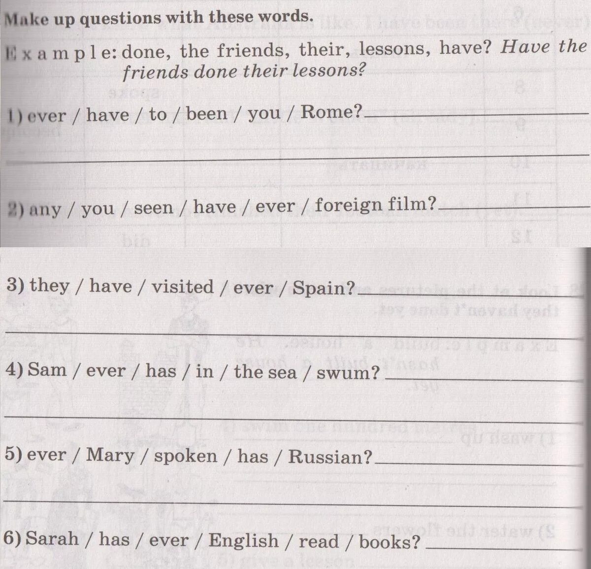 Make up questions to the answers. Make questions 5 класс. Make up questions. Make questions with these Words. Questions with make.