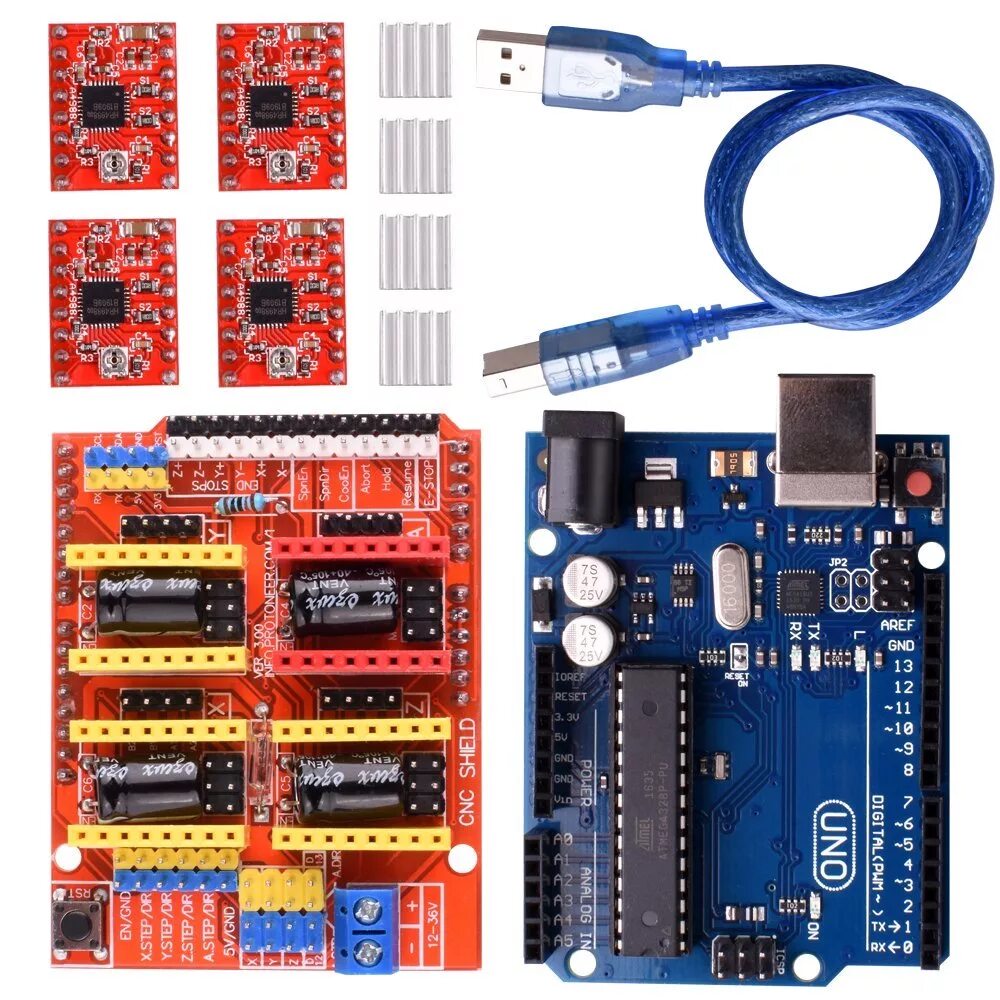 Плата расширения для Arduino uno. CNC Shield v3.0 для Arduino uno. CNC Shield v3.0 esp32. Ардуино uno a4988.