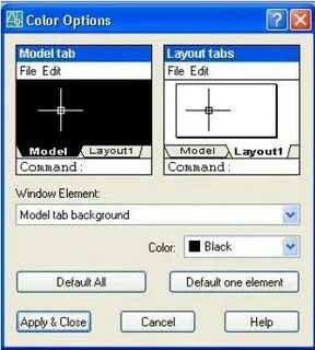 Model tabs