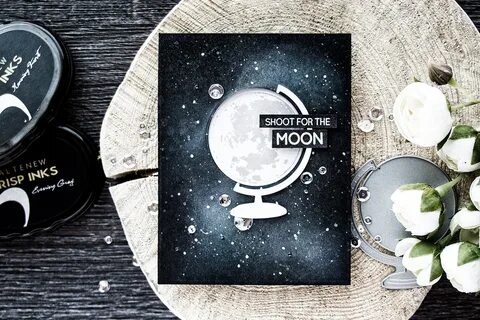 Altenew Shoot For The Moon Window Card. September Release Blog Hop. Giveaway (no