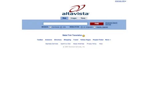 Поисковая система 5 буквы