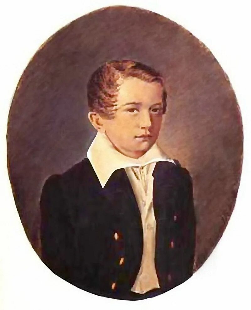 Портрет Тургенева в детстве.