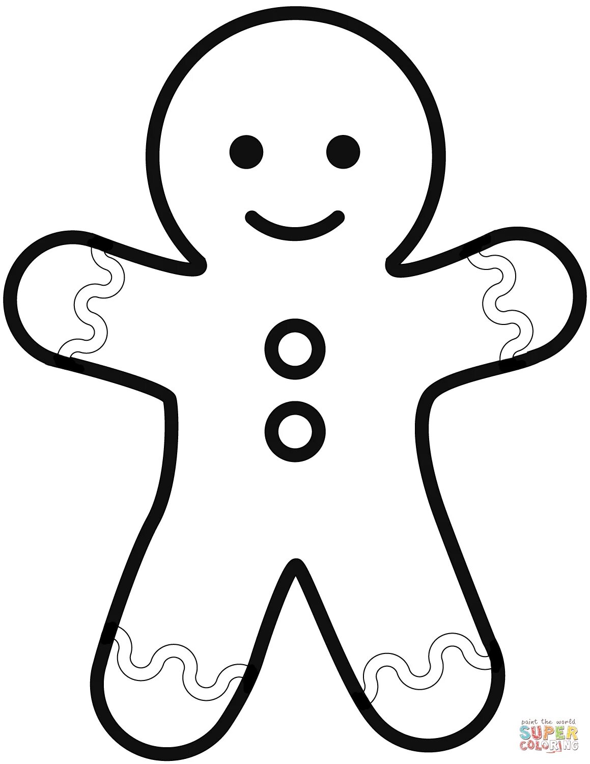 Пряничный человечек шаблон для вырезания FREE Gingerbread Printable Holiday Friends Preschool Craft Gingerbread man templ