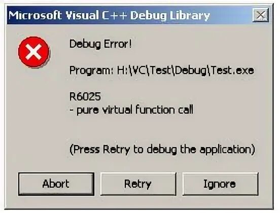 Runtime Error r6025. Runtime Error program c :\program r6025. Как исправить ошибку r6025. Дебаг ошибка. Error code r