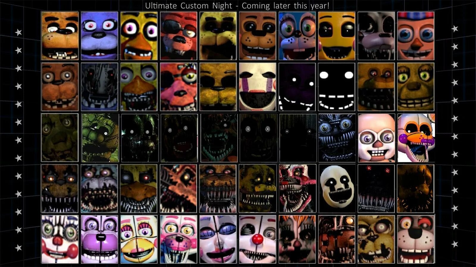 Five nights at freddys ultimate custom night. Фредди ultimate custom night. ультимейт custom night. fnaf ультимейт кастом найт. фредди кастом найт.