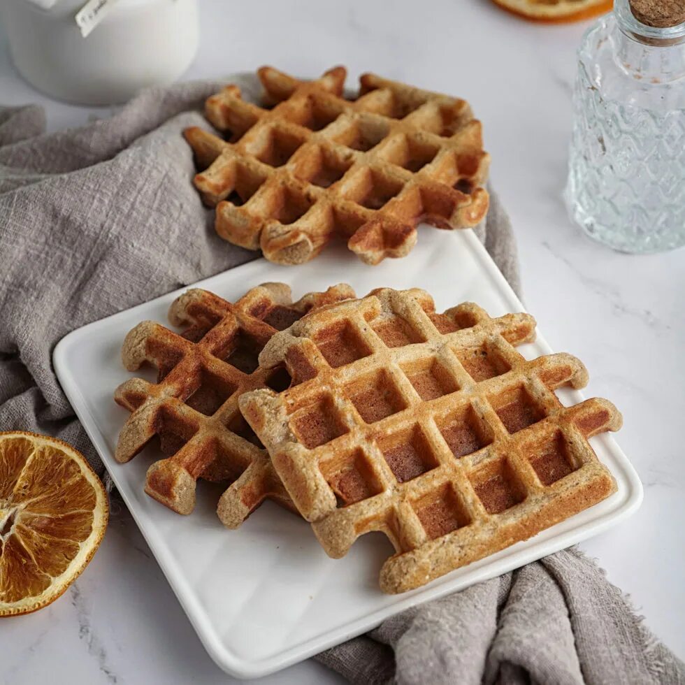 венские вафли. банановые вафли. вафли из нутовой муки в вафельнице. нутовые вафли. вафли из нутовой муки в вафельнице.