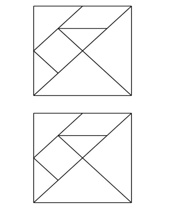 Танграм сложи квадрат. Танграм схема квадрата. Танграм 10 на 10. Танграм схемы для дошкольников квадрат. Из треугольников сложить квадрат
