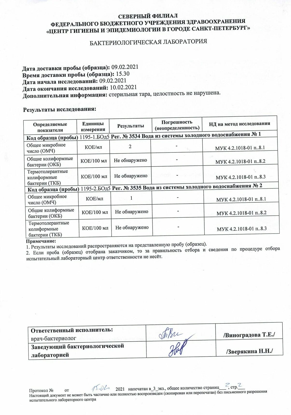 Протокол микробиологического мониторинга. Протокол микробиологических исследований.