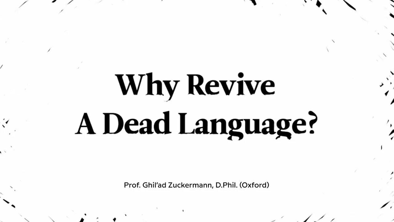Use of a dead language. Dead language.