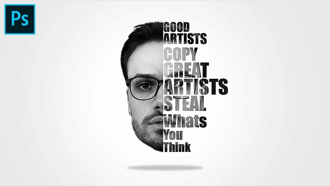 Text portrait. Text portrait effect. question portrait effects.