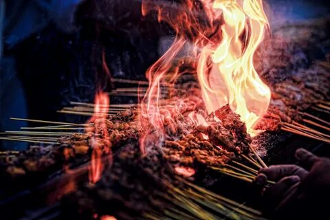 Burning but