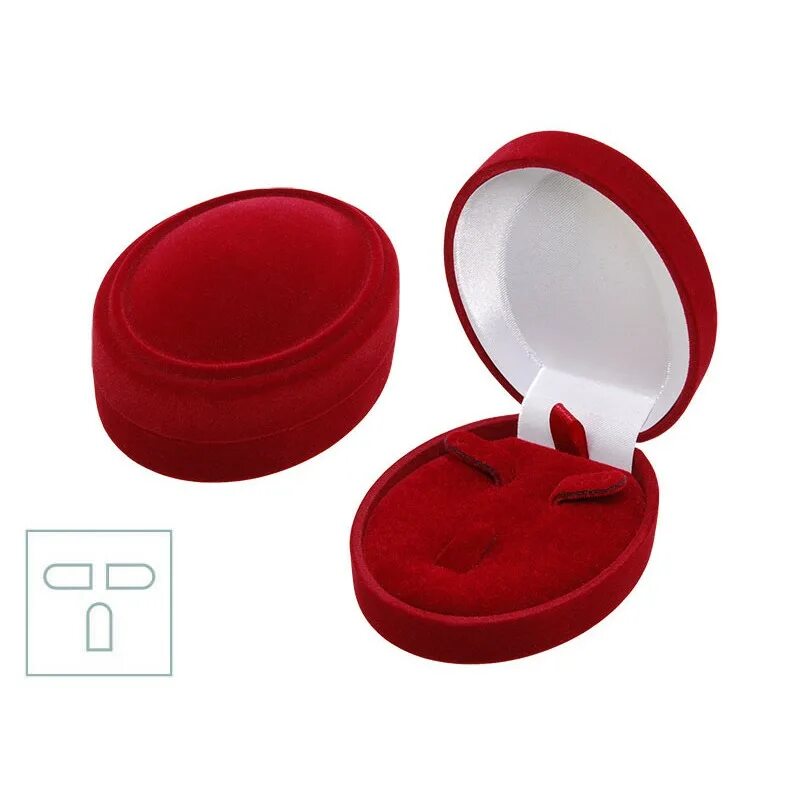 Футляр для оснастки круглой. Футляр для кольца. Футляр ракушка для ювелирных изделий. Овальный футляр. Футляр овальный с отверстиями.