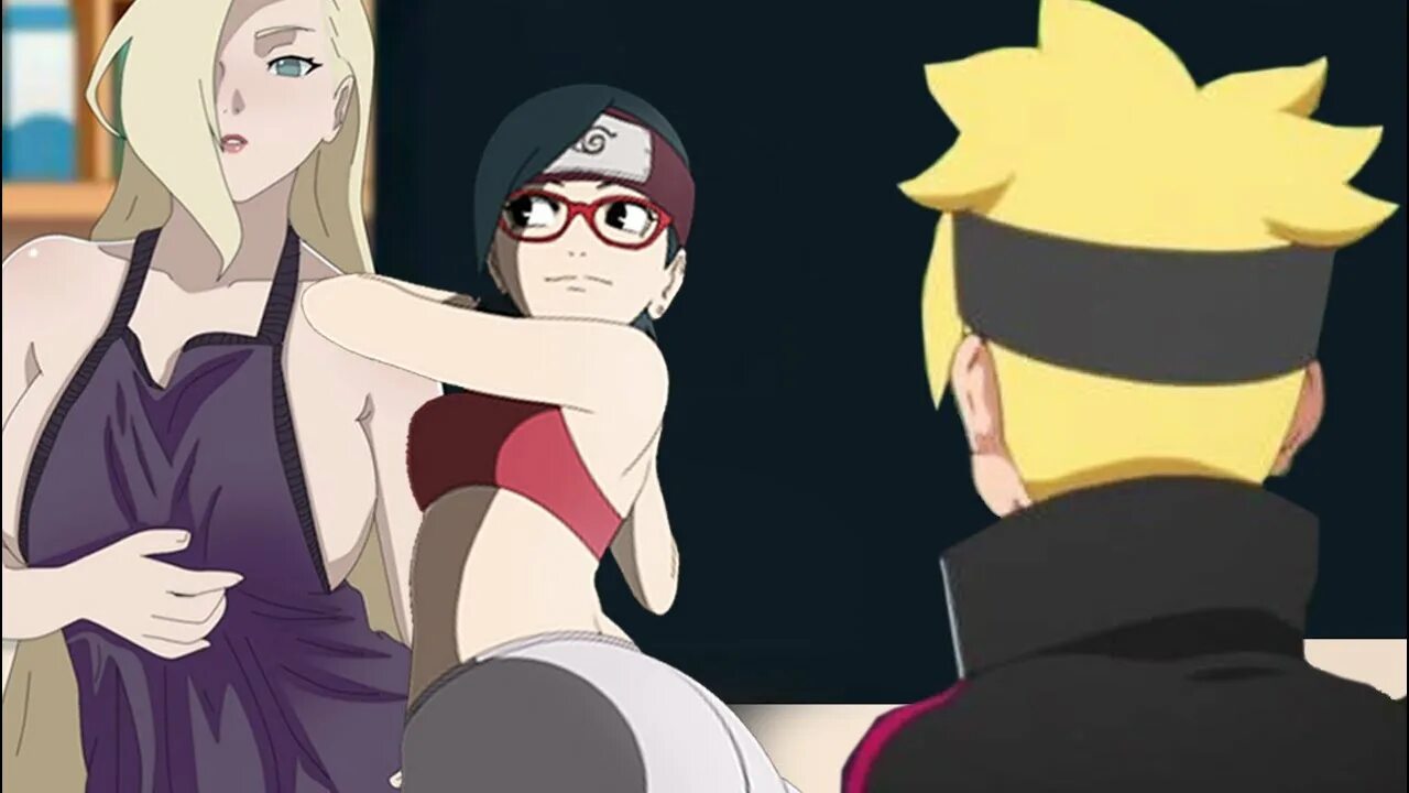 Rule 34 boruto. Боруто и Сарада 18. Боруто Сарада Сакура и ино 18. 18 Сакура Хината в Боруто. Сарада Учиха 18.