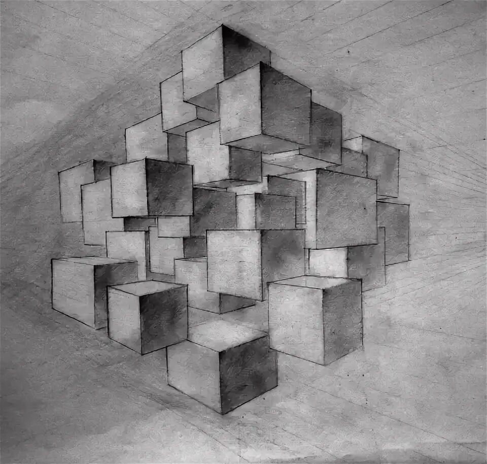 Девять кубов. Композиция из кубов. Кубическая композиция. Объемная композиция куб. Композиция из кубиков.