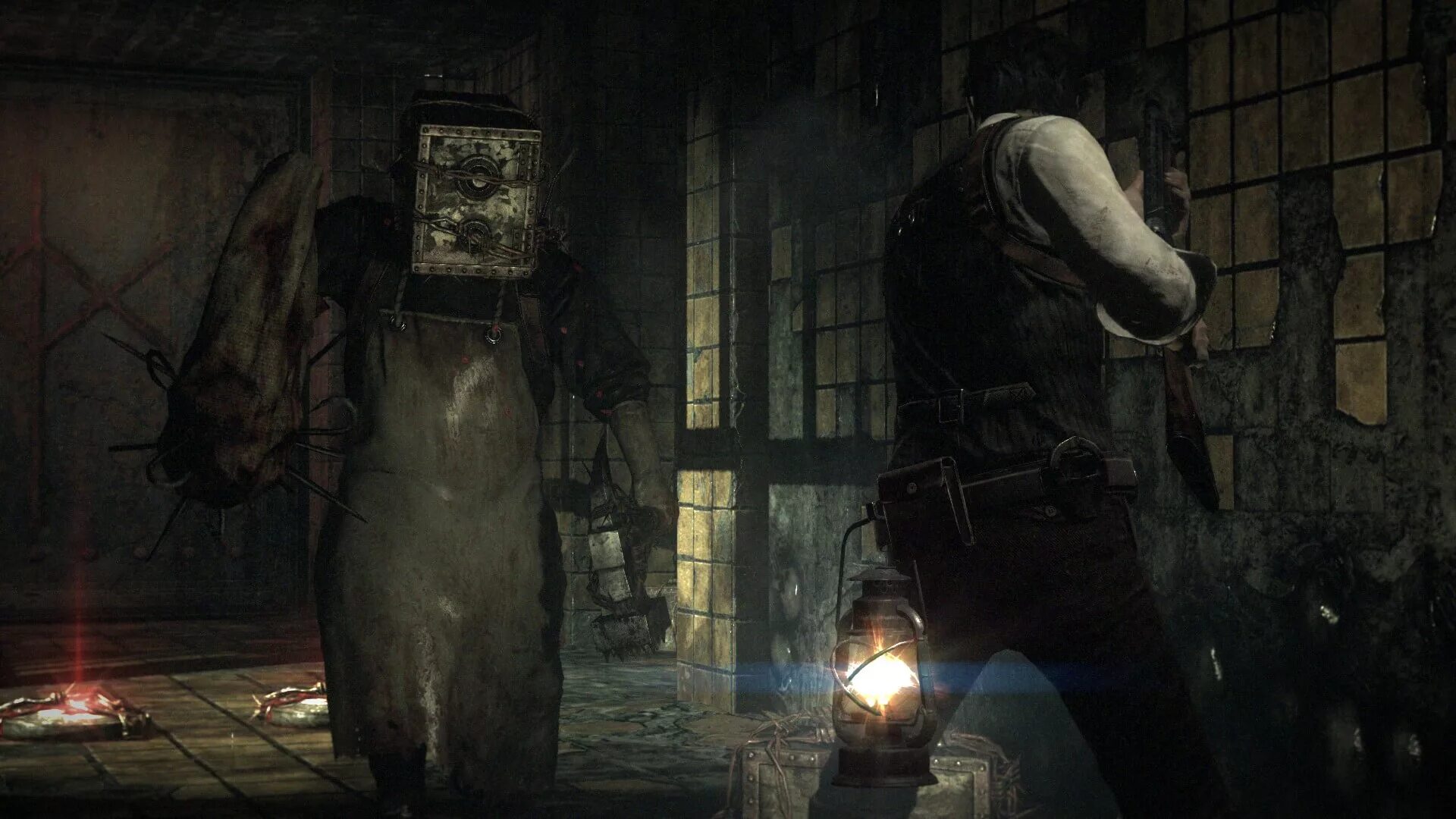 Within first. СЕЙФОГОЛОВЫЙ из the Evil within 1.