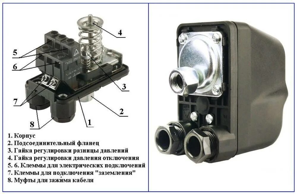 Как отрегулировать реле давления на отключение. Реле давления РДМ-5 Джилекс. Реле давления Калибр РД-5. Реле включение насоса РДМ 5. Реле давления РДМ - 5 Джилекс 9002.