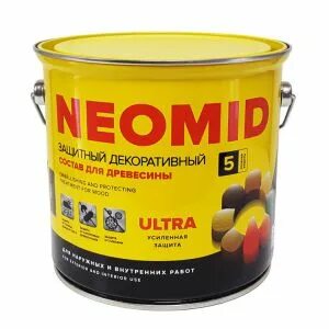 Краска для древесины neomid