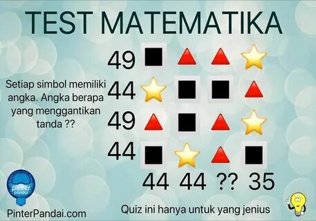 Matematika test