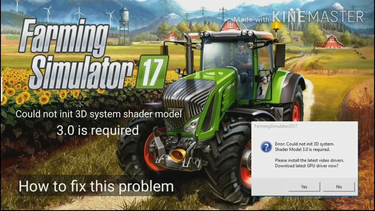 Farming Simulator 22 Error could not init 3d System Shader model 6.0 is required. Error could not init 3d System Farming Simulator 22. Shader model 6.6 support not detected