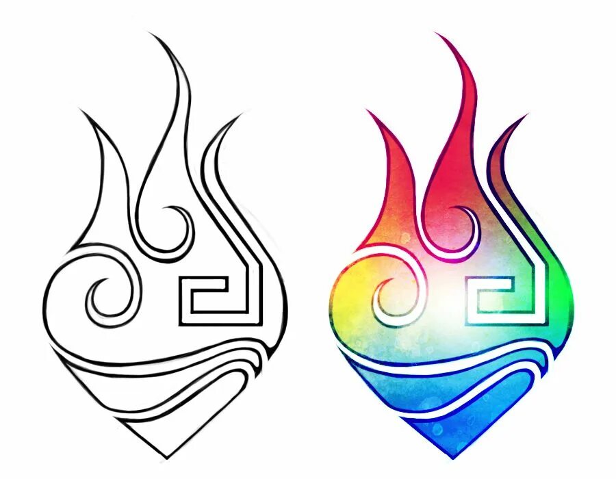 Элементы стихий. Символы стихий. Эмблемы стихий. Символ огня и воды.